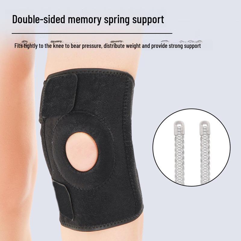 Unisex Sports Knee Pads with Spring Support for Running, Outdoor Activities, Cycling, and Basketball