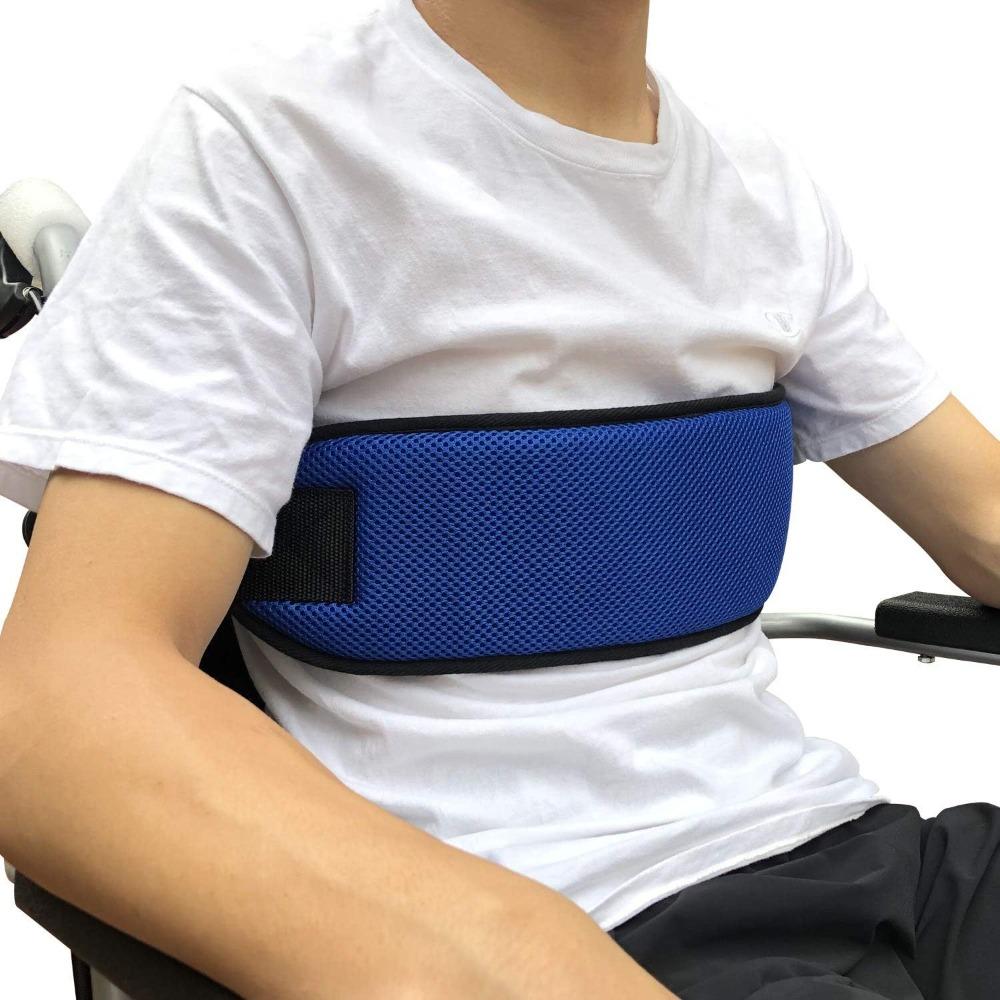 Reusable Wheelchair Seat Belt Quick Release Buckle Fixation Harness Portable Secure Belt Outdoo