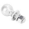 1‑7 8in Diameter Chrome Hex Nut Hitch Ball for ATV UTV Lawn Tractor 5 8x1‑3 4in Shank 2000 LBS