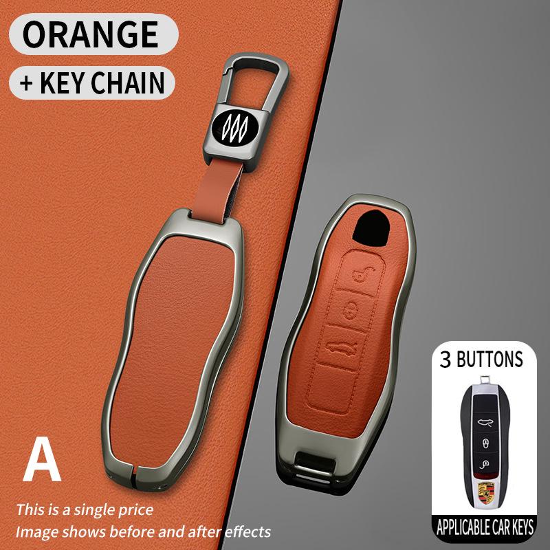 Compatible Key Shells for Porsche: New Cayenne, Macan, 911, Panamera, 718, Taycan Keychains