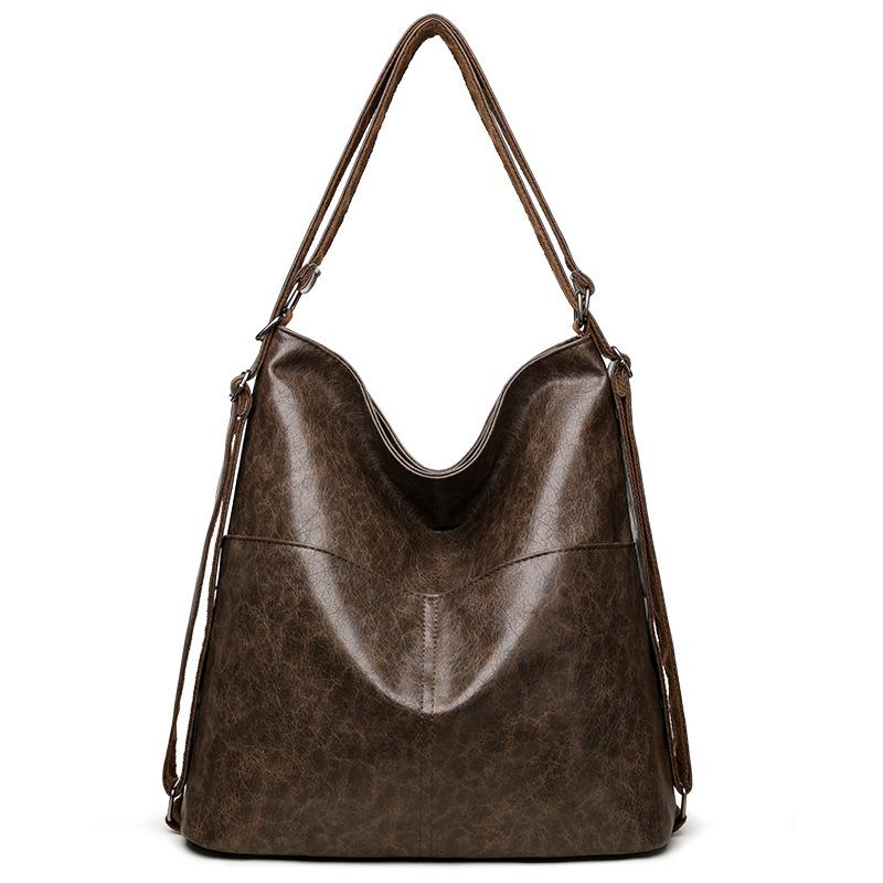 Multifunctional Large Bag Women's 2025 Women's Four Seasons Trend Large Capacity Tote Multi-purpose Messenger Bag Shoulder Backpack