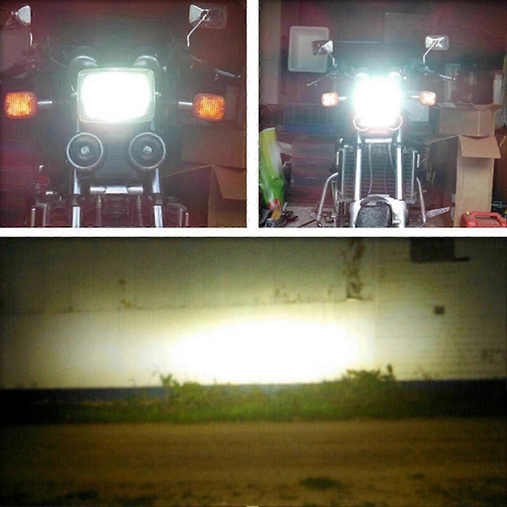 H4 LED Motorcycle Headlight Bulb High/Low Beam White Light 1080LM 6500K Motorbike Front Lamp 9-12W