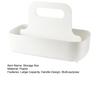 Desktop Storage Box Makeup Organizer with Handle Strong Load-Bearing Large Capacity Tissue Box Remote Control Holder