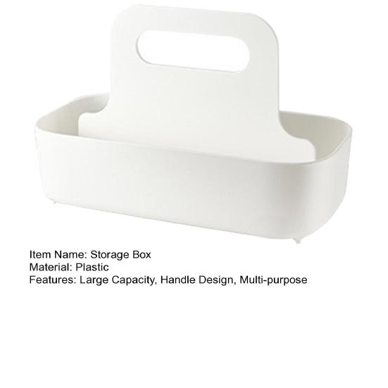 Desktop Storage Box Makeup Organizer with Handle Strong Load-Bearing Large Capacity Tissue Box Remote Control Holder