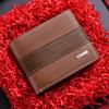 Herren PU-Leder Bifold Geldbörse Schlanker Minimalistischer Kartenhalter Bargeld Münzfach Vintage Business Geldbörse