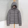 Light and thin [] Winter new women's fashion hooded ribs cotton clothes design sense down cotton clothes cotton clothes