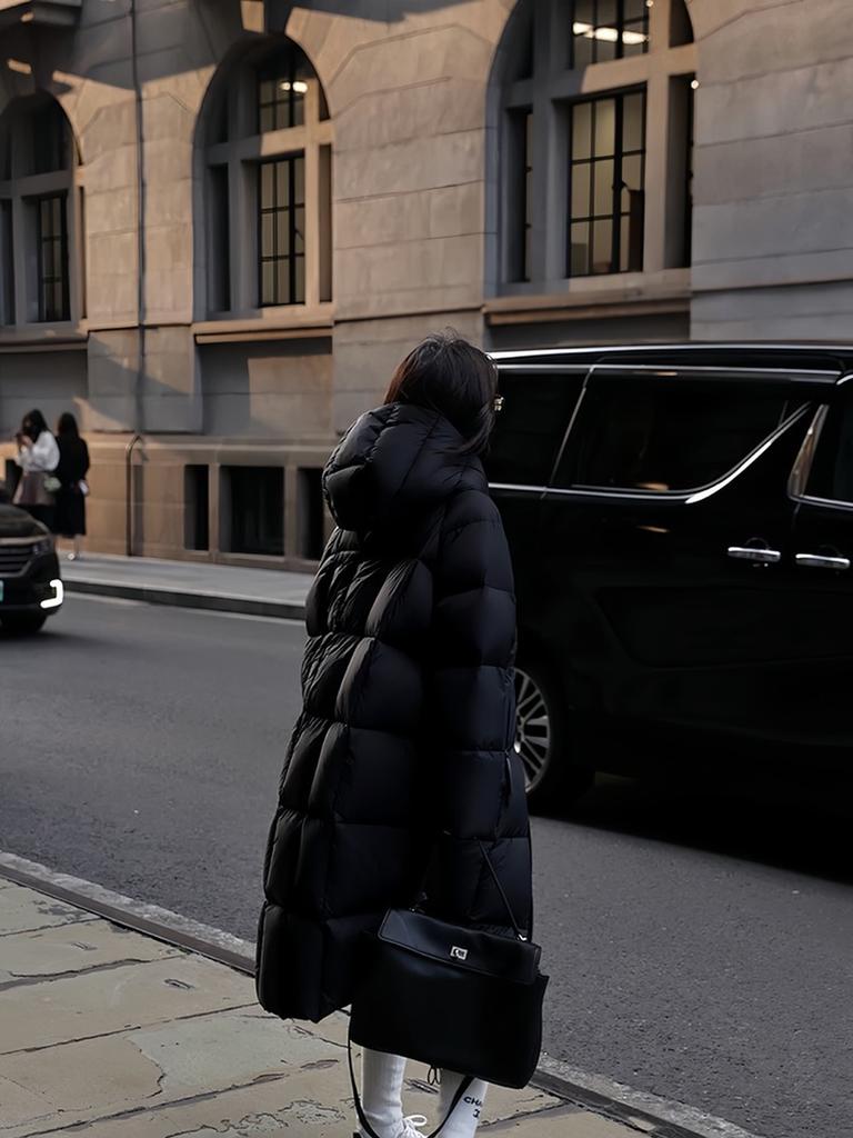 Winter Korean Style Loose Hooded Long Sleeve Cotton Jacket Women Thick Bread Coat Outerwear Sale