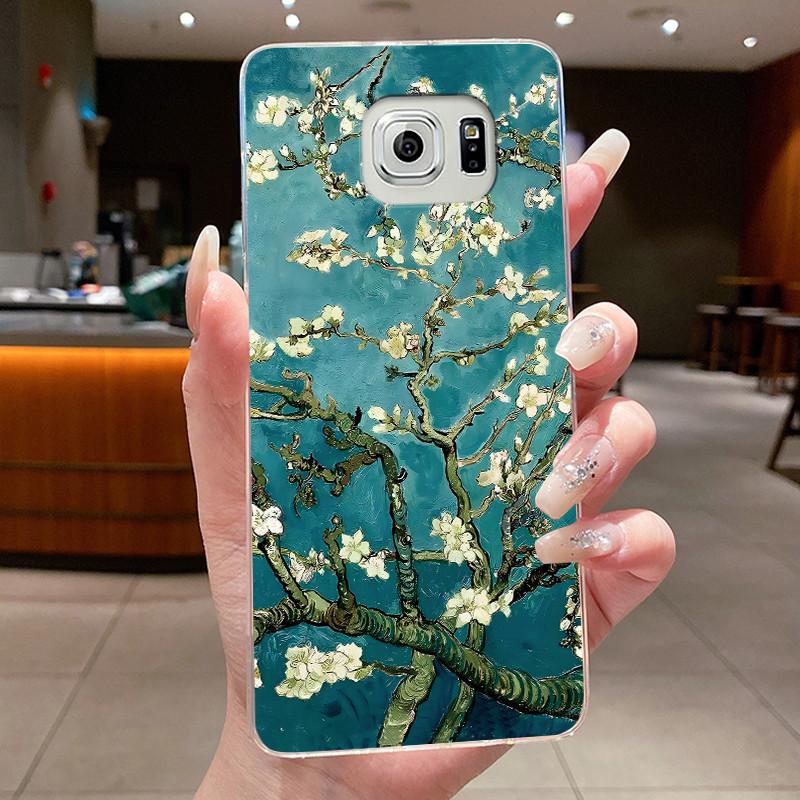 Hülle Für Samsung Galaxy S6 Edge Plus Blume Schmetterling Handyhüllen Für Samsung S5 S6 Edge+ Weiches Silikon Transparente TPU Hüllen