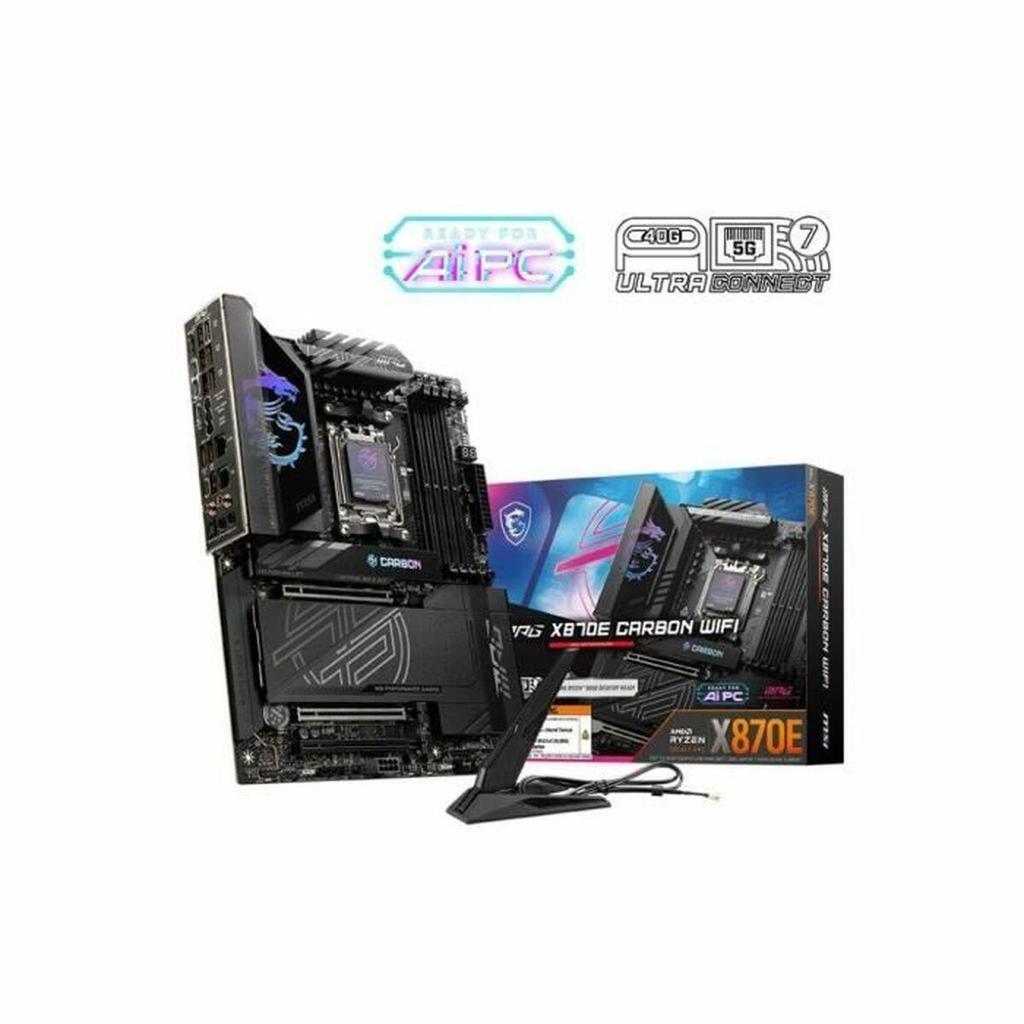 MSI MPG X870E CARBON WIFI Motherboard AM5 DDR5 Black