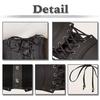 Corset Fashion Girdle Black Gothic Lolita Accessory BT549 [White Fang] Lace-up Women's (Black)