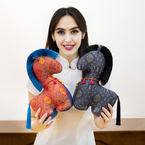 Chinese Zodiac Horse Plush Auspicious Year of Horse Stuffed Animal