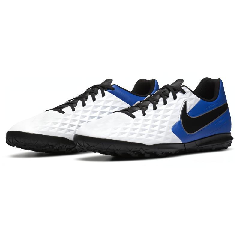 Nike Legend 8 Club TF Turf 'Weiß Schwarz Blau' Trainingsfußballschuhe AT6109-104
