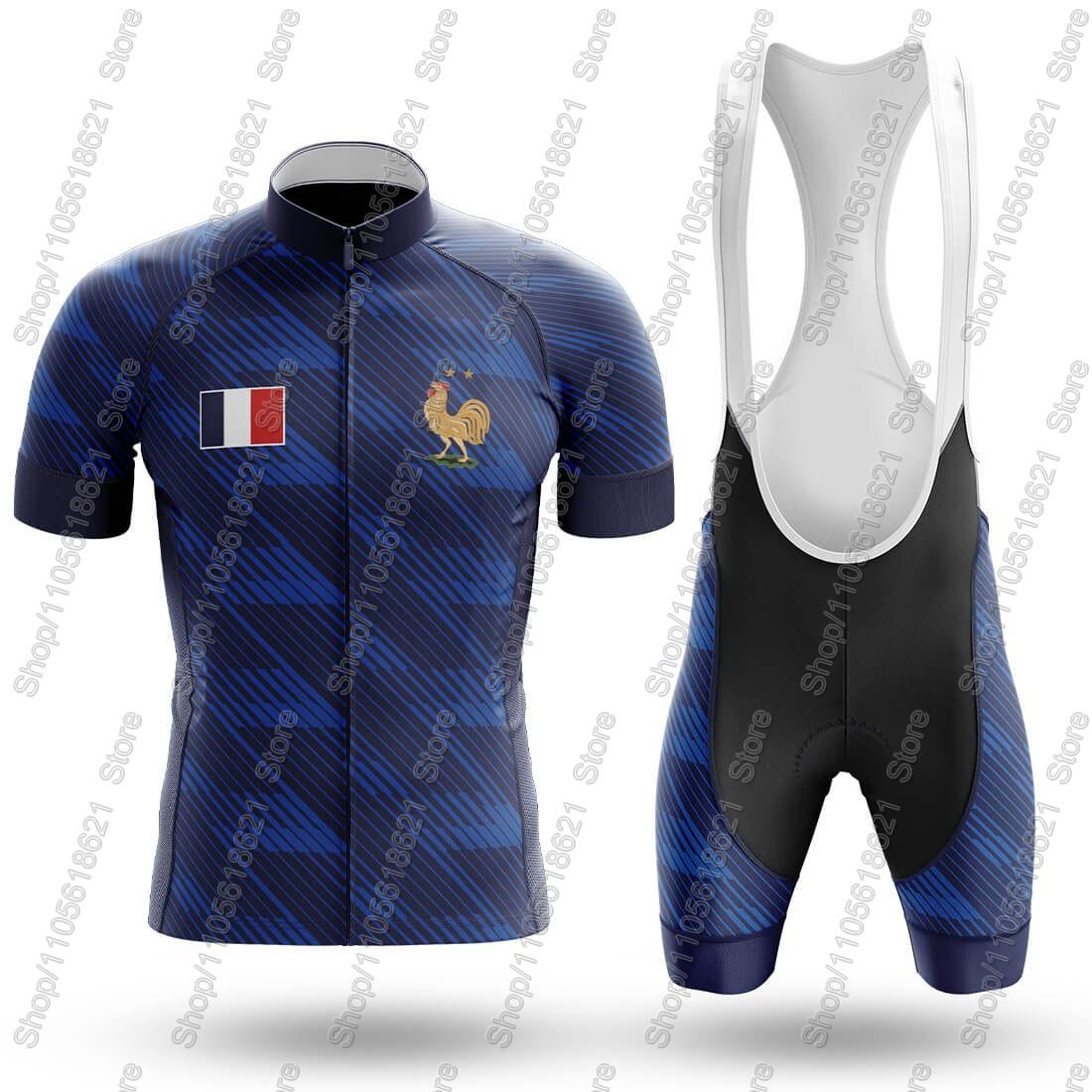 France  National Team Cycling Jersey Set