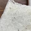 Foreign Style Lace Silk Scarf Pearl Triangle Scarf Fashion Long Scarf