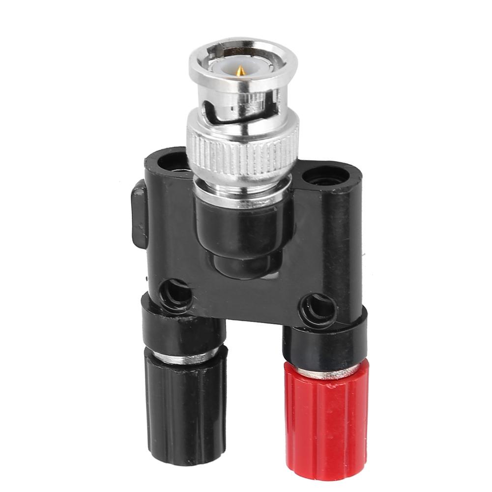 Bnc Male Plug To Two  4Mm Banana Binding Coaxial Adapter Connector Bnc