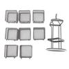 8 Removable Baskets Tea Bag Organizer 96 Teabags Capacity Tea Box Storage Tea Bag Rack  For Kitchen