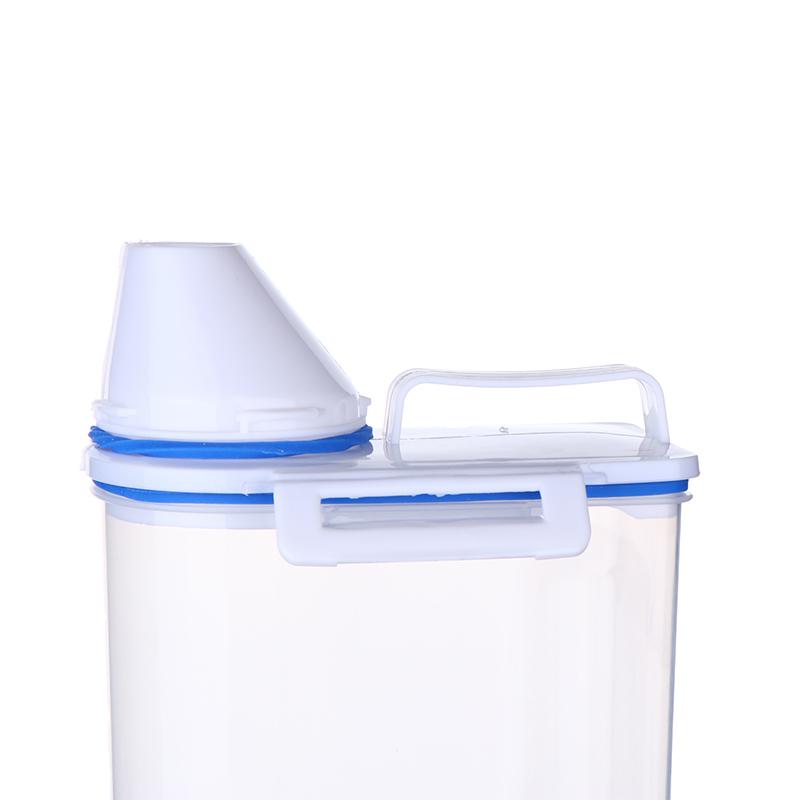 1/3/5Pcs Moisture-Proof Grain Storage Jar Sealed Rice Bucket Pet Food Container Set Kitchen Storage Box For Dry Goods