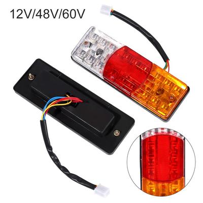 Night Lighting Electric Tricycle Tail Lights E-bike Rear Light Refitting Accessories Cornering Lamp