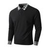 Men S Autumn Outdoor Breathable Long Sleeve Plaid Polo Shirt