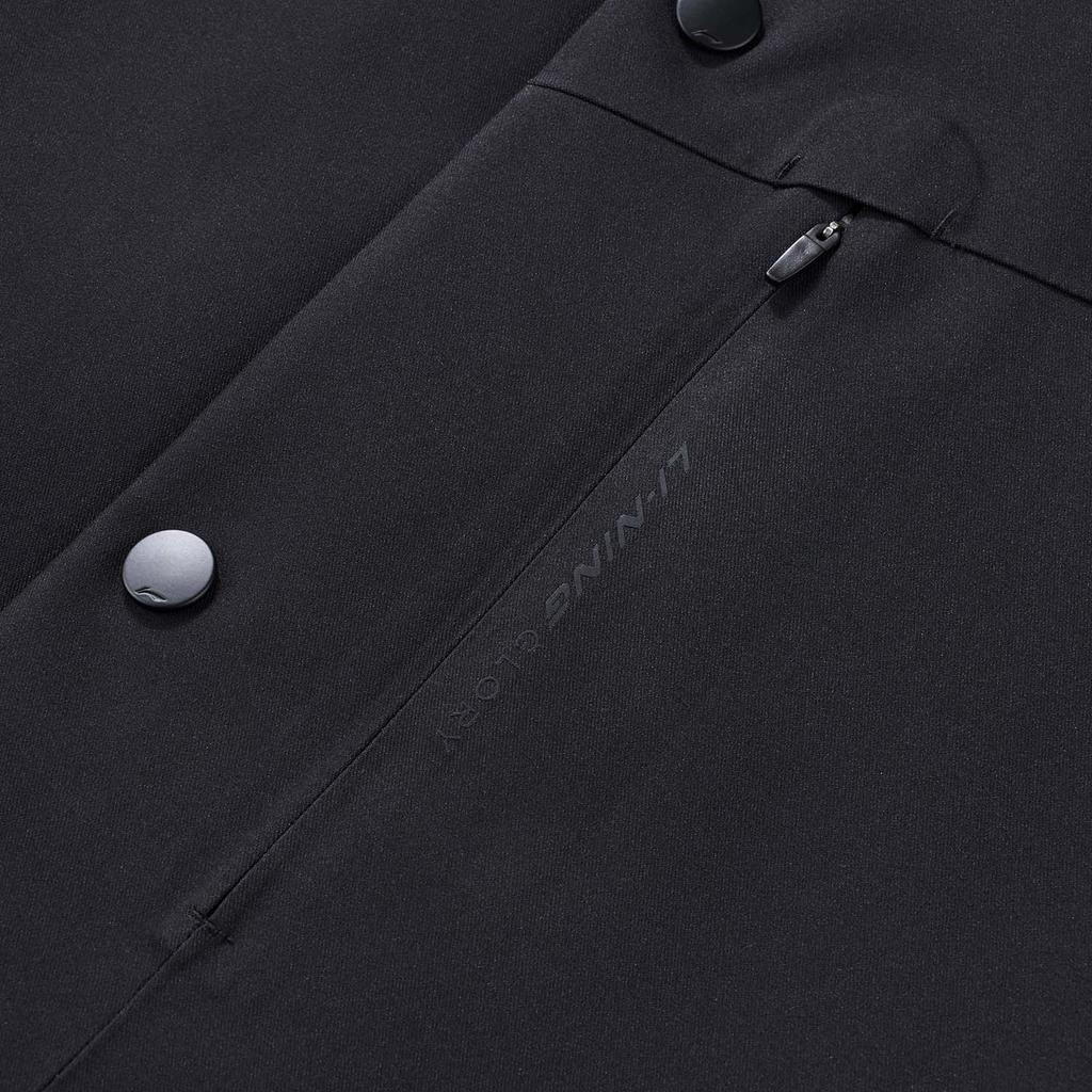 Li-Ning Honor Gold Standard Series Polo Collar Solid Color Versatile Casual Minimalist Sports Jacket Men Jackets AFDWC21-3