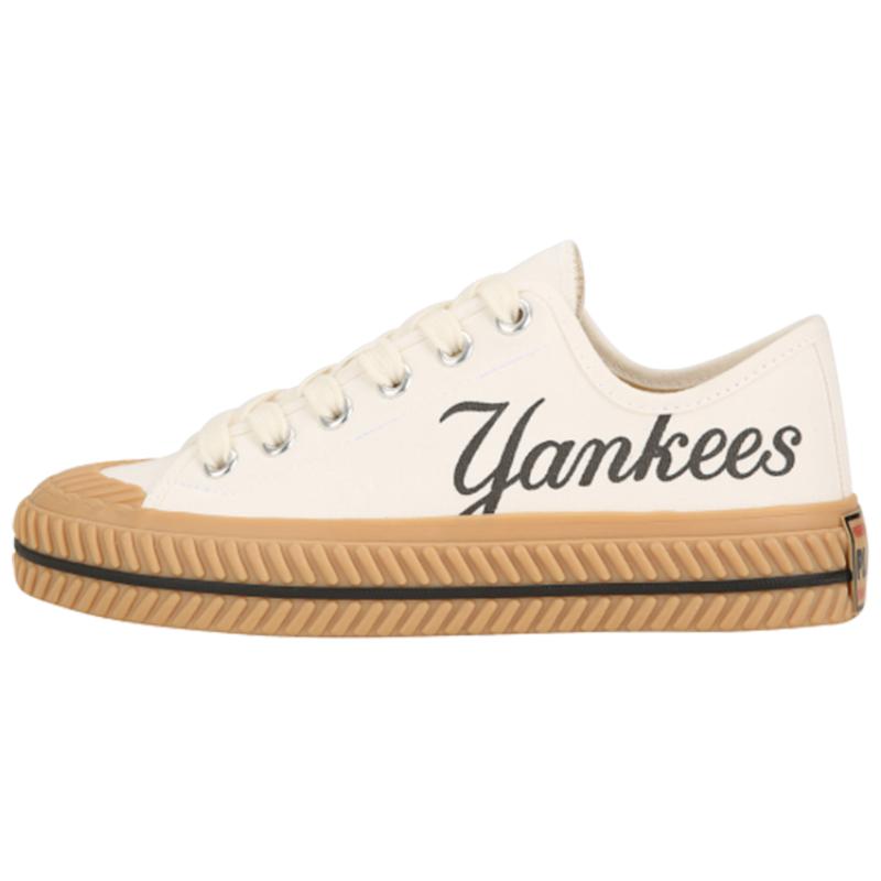 MLB Playball Нескользящие и износостойкие Легкие Низкие Кеды Унисекс Белые Коричневые Кроссовки 32SHP6011-50W 38