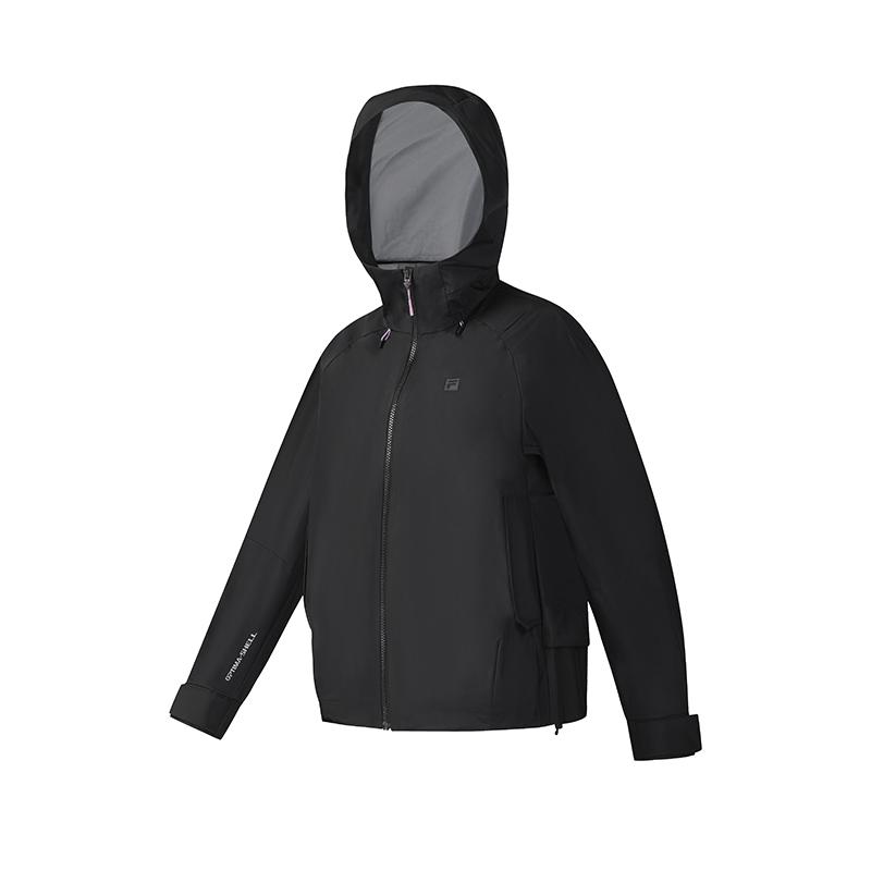 Fila Versatile Fashion Simple Design Trendy Personality Loose Hooded Jacket Women Jackets A11W517717FBK