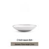 Jingdezhen Nordic Style 8-inch Ceramic Deep Plate
