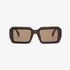 Luxury Brand Designer Houndstooth Square Sunglasses Women Men Vintage Fashion Sun Glasses Travel Eyewear Unisex