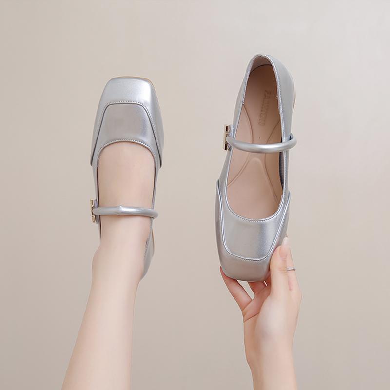 Shoes Woman Comfortable And Elegant Modis Shallow Mouth Oxfords Female Footwear  Summer New Leather Dress Mary Janes Spring