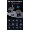 2K 4G 3Inch Dashcam with Dual Lens Record Wifi Gps Tracking Fit Remote Live Video Check On Phone 12-24v Power Supply Car Camera