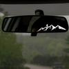 Mountain Moon Outdoor Personalized Car Rear View Mirror Makeup Mirror Decorative Stickers Helmet Mug Laptop Cell Phone Cute Mini