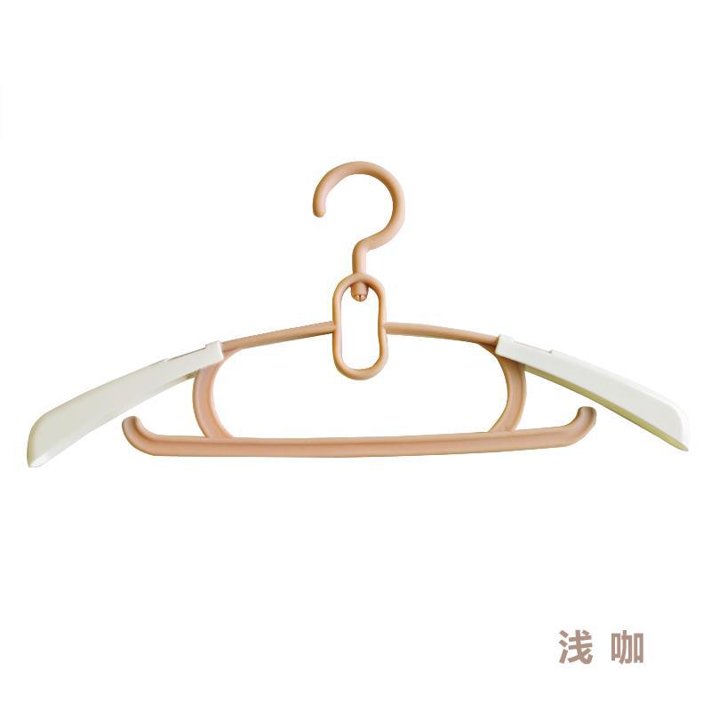 

Baby Baby Hanger Children S Plastic Hanger Household Hanger Clothing Factory Store Adjustable Retractable Hanger колір світло кави