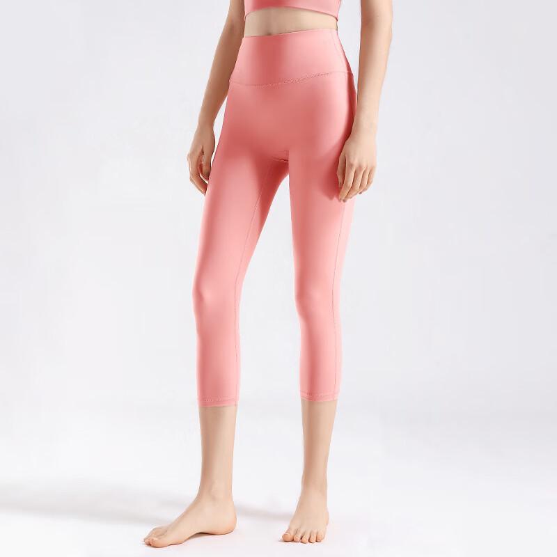 Женские спортивные укороченные леггинсы для фитнеса и йоги S-XL