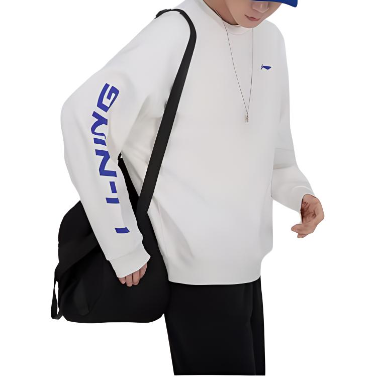 Li Ning Sports Fashion Collection Sweatshirt Unisex White YWDU373-1