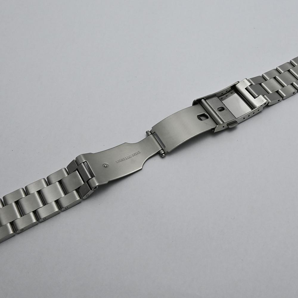 18mm 20mm 22mm 24mm Solidna Stal Nierdzewna Pasek do Zegarka Pasek Metalowy Mężczyźni Kobiety Uniwersalny Metalowa Opaska do Zegarka Bransoleta Klamra Motylkowa