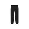 Solid Color Cuffed Casual Knit Sports Pants Men Bottoms Black F11M348602FBK
