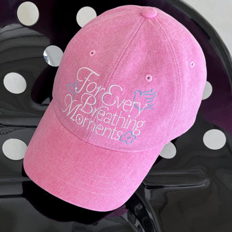 

GOCORI FOR EVERY BREATHING MOMENT CAP - PINK Ball Cap Pink FREE