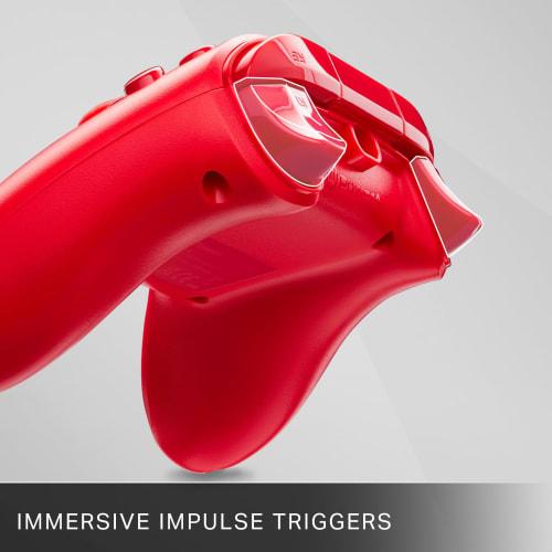 [2 Year Warranty] Powera Wired Controller Xbox Series X|s Xbox One Pc for Windows 10/11  Official Licensed  1519366-01 Red Double Vibration Function