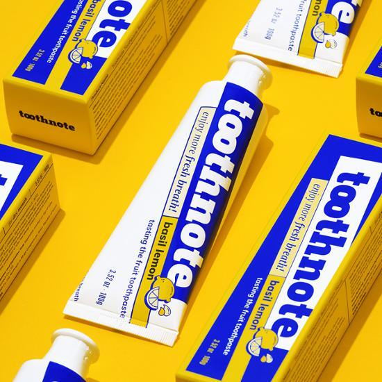 toothnote Moisturizing Toothpaste Basil Lemon Flavor 100g