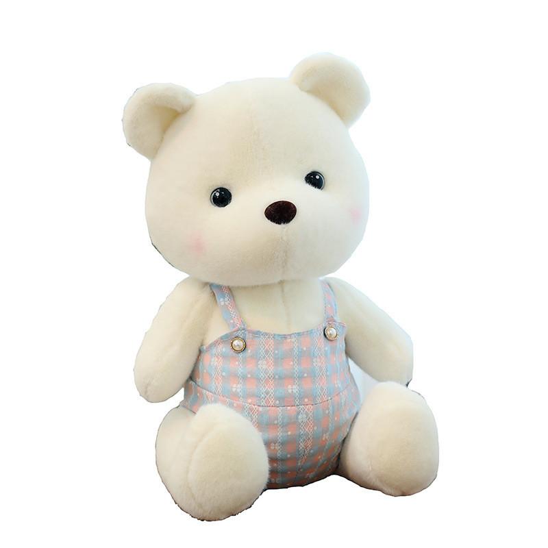 Cute Bear Lily With Floral Skirt Plush Rabbit Toy Dressup Doll Perfect Gift