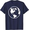 World Map Globe T-Shirt