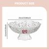 On A Pedestal for Fruit Presentation, Elegant Tray Snacks, Accessory, Practical Table Basket