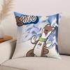 Mascot T-Tina And M-Milo Pillow Case Office Cushions Suitable For Sofa Car Bedroom Decorative Cushion Cover