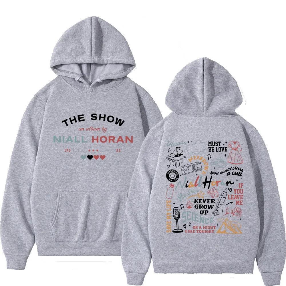 Singer Niall Horan The Show Album Track List Print Hoodie Men's Women's Fashion Y2k Style Sweatshirts Harajuku Hip Hop Pullovers