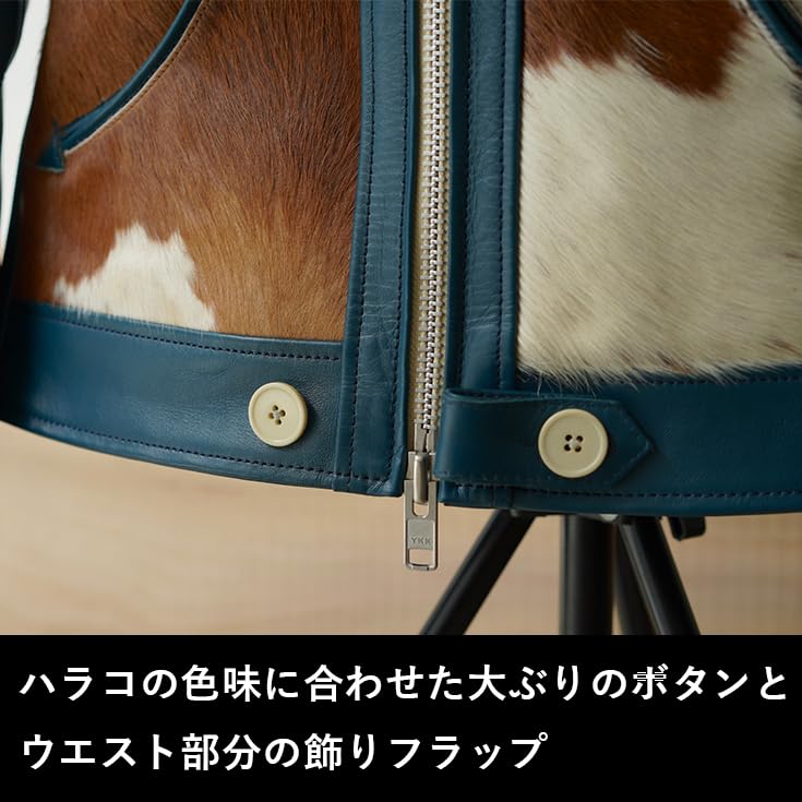 Veste Grizzly en Cuir Véritable Veste en Cuir Veste Grizzly Taille L Viridian VALLET05VG [Liugoo Leathers] Homme