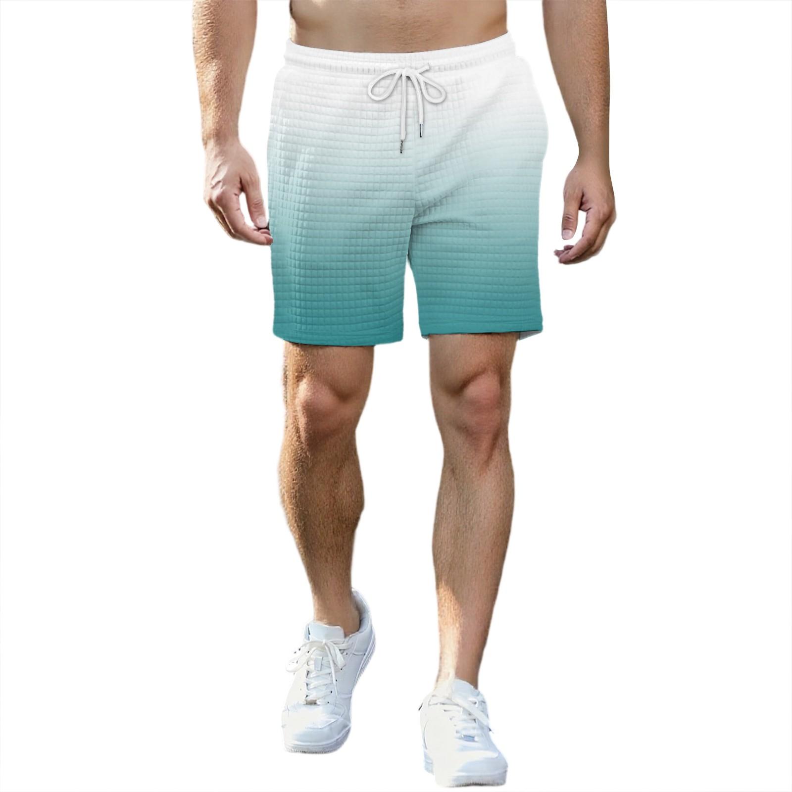 

Мужские модные спортивные шорты с принтом, эластичный пояс, карманы, спортивные шорты XL белый