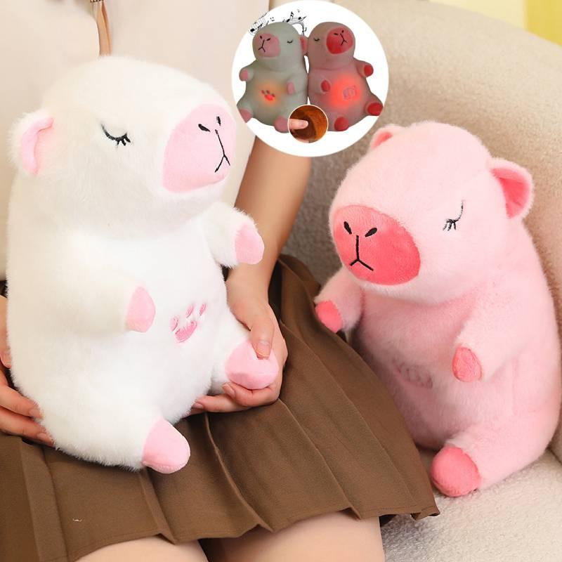 Cute And Adorable New Breathable Bear Capybara Plush Toy With Music For Kids