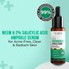 DR. Sheth's Neem & Salicylsäure Serum Für Aktive Akne Mitesser Offene Poren 30 ml
