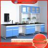 All-Steel Laboratory Workbench with Chemical-Resistant Board and Fume Hood