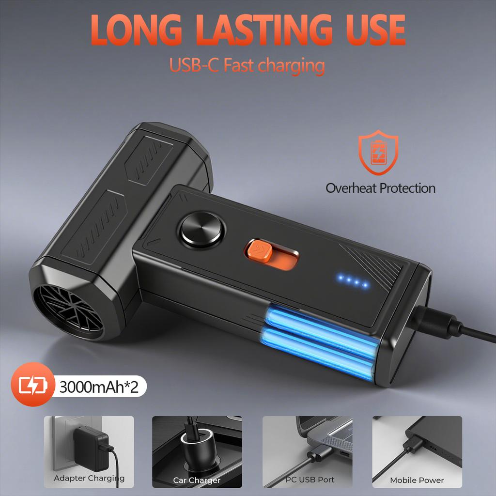 2025 New Portable Pet Cleaning Electronics Repair Tool Compact Powerful 130000 RPM 3H Battery Life